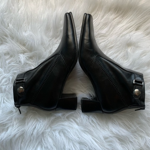 Franco Sarto square toe blank ankle booties size 7 - Picture 4 of 7